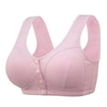 thumbnail image 1 of Annhoo Front Closure Bras for Women No Underwire High Support Ribbed Bralette Comfort Full Coverage Everyday Bras, 1 of 5