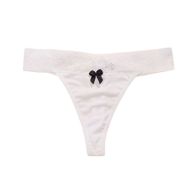 Annhoo GString Thongs for Women Lace Trim Low Rise Panties Ladies