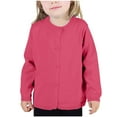 thumbnail image 1 of Annhoo Girls Cardigan Sweaters Long Sleeve Button down Knitted Tops Fall Winter Solid Color Lounge Outwear, 1 of 8