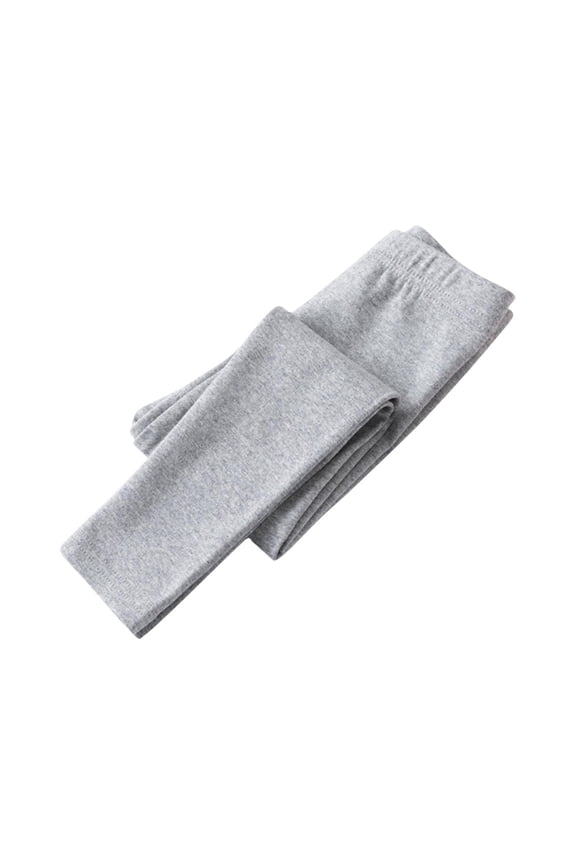 Girls' Leggings Full Length Cotton Elastic Waist Tights Fall Winter Kids Cute Stretch Bottomings for Under Dress