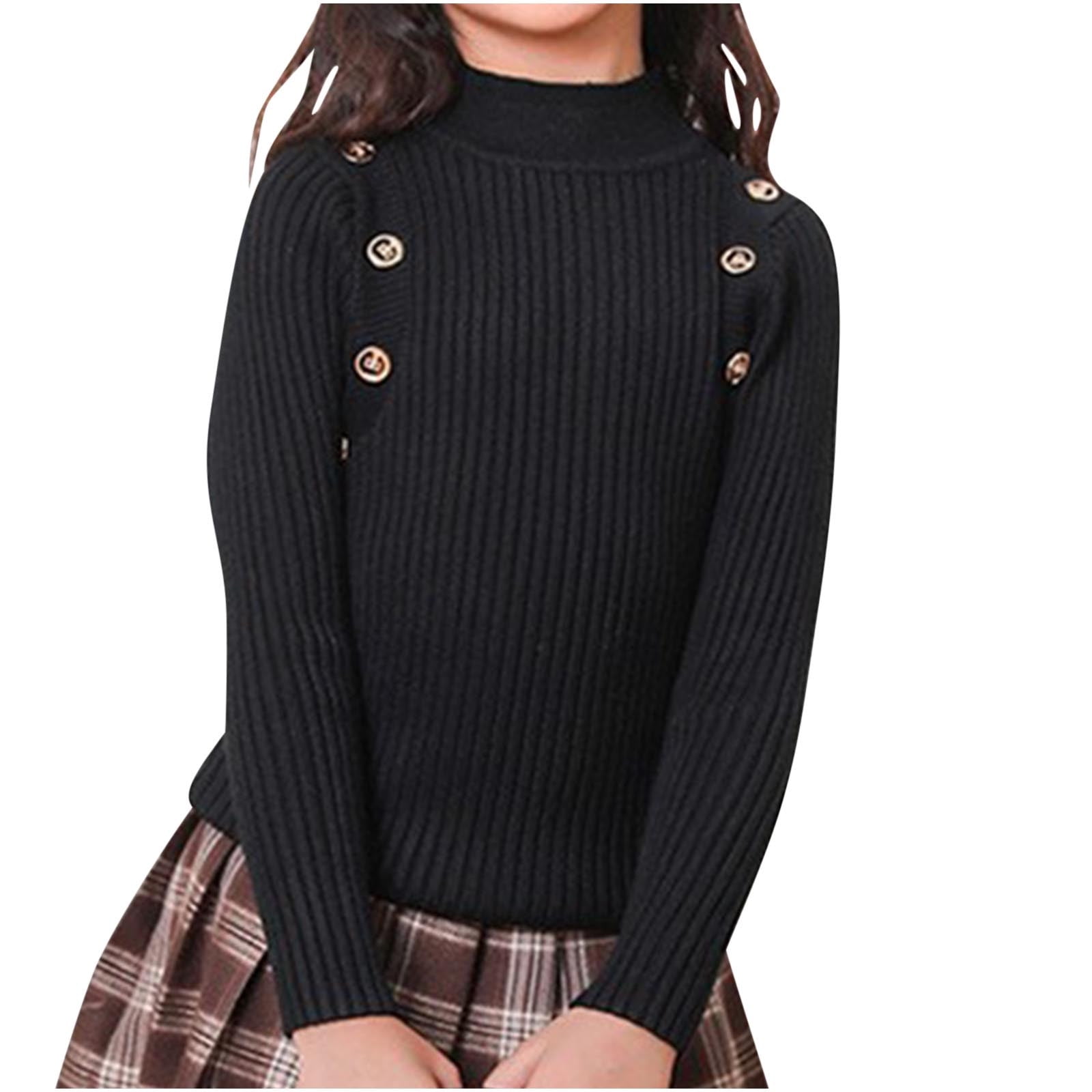 APOFER Women's Long Sleeve Ribbed Knit Tunic Shirt - Scoop Neck Henley Blouse Slim Fit Casual Top