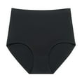 thumbnail image 1 of Annhoo High Waist Underwear for Women Invisible No Show Breathable Panties Elatic Comfort Lightweight Seamless Soft Briefs, 1 of 7