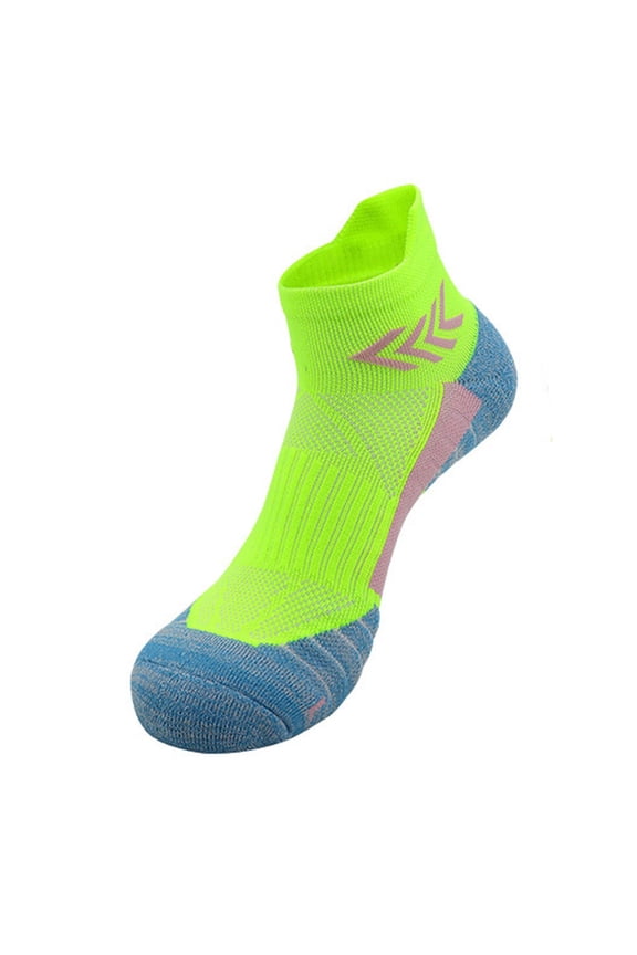Kids Athletic Ankle Socks Casual Cushioned Heel Breathable Lightweight Gym Running Sport Socks