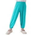 thumbnail image 1 of Annhoo Kids Bug Pants Summer Lightweight Baggy Comfortable Solid Color Sweatpants Trendy Casual Clothes, 1 of 7