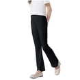thumbnail image 1 of Annhoo Kids Cotton Pants Flared Solid Color Slim High Waisted Cute Boys Girls Trouser Casual Clothes, 1 of 7