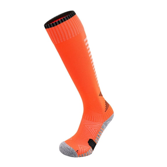 Annhoo Kids Ribbed Striped Socks Basic Hiking Cycling Knee High Color Block Socks Breathable Gym Sock