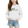 thumbnail image 1 of Annhoo Kids Valentines Sweatshirts Long Sleeve Crewneck Print Graphic Spring Tops Cute Fashion Clothes, 1 of 6