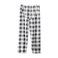 thumbnail image 1 of Annhoo Maternity Fleece Pants for Women Plaid Elastic Waist Drawstring Sleepwear Comfy Thick Warm Casual Leggings, 1 of 2