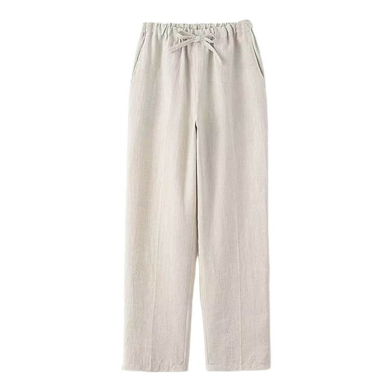 Annhoo Men's Oversized Sweatpants Solid Color Straight Leg Elastic Waist Pant Loose Drawstring Casual Big And Tall Pants