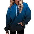 thumbnail image 1 of Annhoo Oversized Sweatshirt for Women Fall Plus Size Long Sleeve Gradient Color Hoodies Baggy Clothes for Ladies, 1 of 7