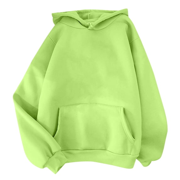 Annhoo Oversized Sweatshirts for Women Fall Basic Long Sleeve Hoodies Plus Size Baggy Casual Clothes for Ladies