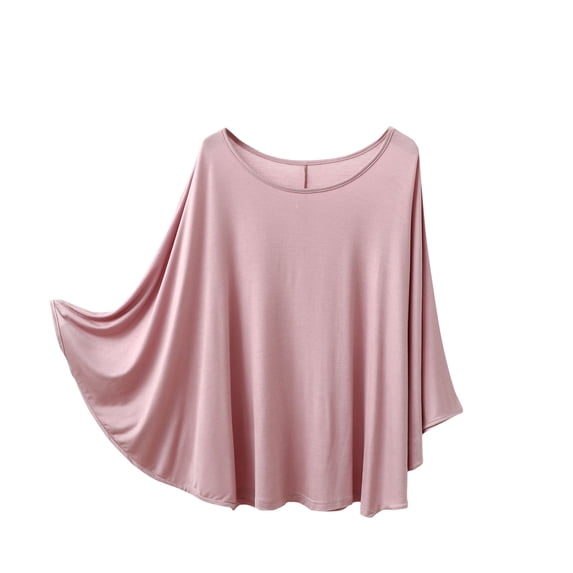 Annhoo Oversized T Shirts for Women Casual Loose Long Sleeve Crewneck Tops Fall Cozy Solid Color Loungewear