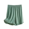 thumbnail image 1 of Annhoo Pajama Shorts for Women Summer Plus Size Baggy Elastic Waisted Short Basic Solid Color Sleep Shorts Homewear, 1 of 6
