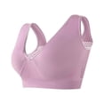 thumbnail image 1 of Annhoo Plus Size Bras for Women Wireless Full Coverage High Impact Sports Bras Seamless Mesh Workout Yoga Bralettes, 1 of 3