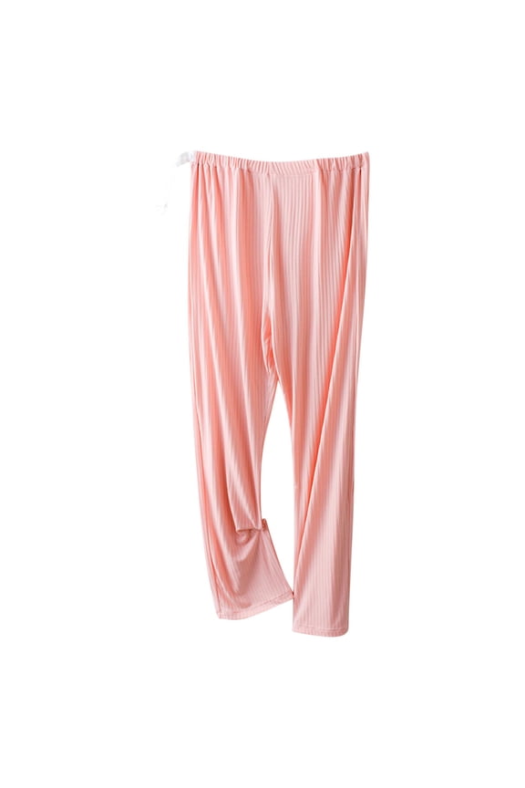 Plus Size Pant for Pregnant Women Adjustable Waist Belly Support Casual Knit Trouser Loose Soft Pajamas Pants