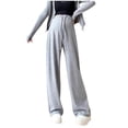 thumbnail image 1 of Annhoo Pregnant Women's Sweatpants Wide Leg Drawstring Elastic Waist Baggy Pants Solid Color Casual Maternity Trousers, 1 of 8