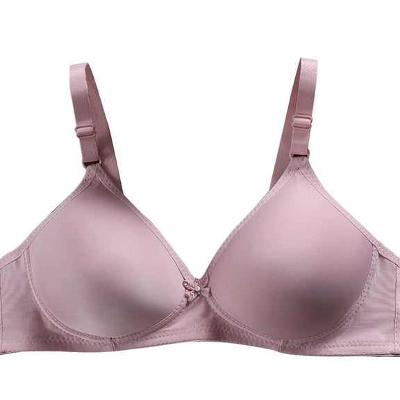 Annhoo Push up Bras for Women No Underwire Comfortable Adjustable Strap Bras Soft Seamless Wirefree Bralettes