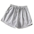 thumbnail image 1 of Annhoo Running Shorts for Women Summer Lightweight Thin Drawstring High Waist Shorts Athletic Gym Shorts with Pockets, 1 of 3
