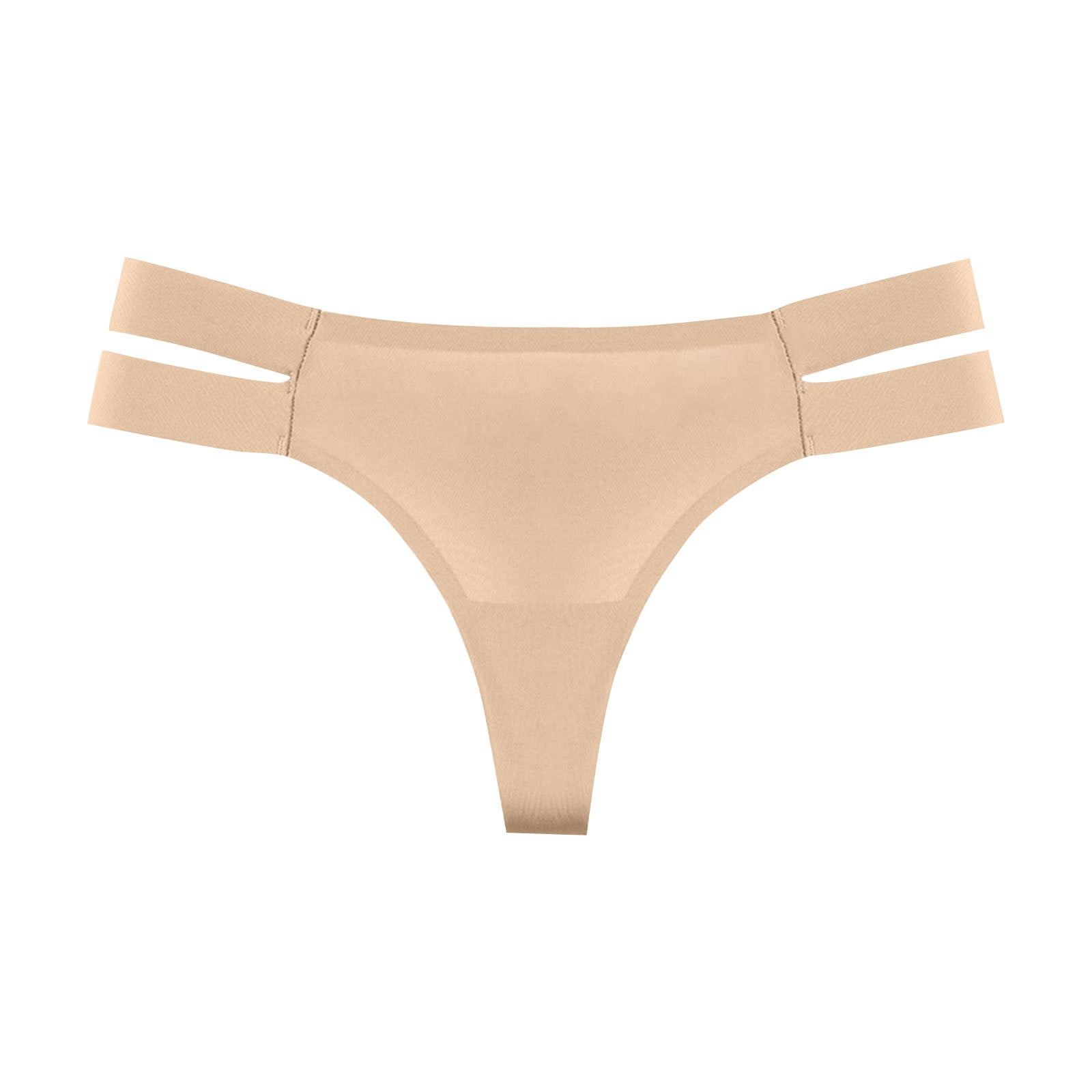 Annhoo Seamless Thongs for Women Cut out No Show Breathable Underwear