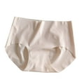 thumbnail image 1 of Annhoo Seamless Underwear for Women High Waisted No Show Stretch Silk Panties Full Coverage Breathable Briefs, 1 of 3