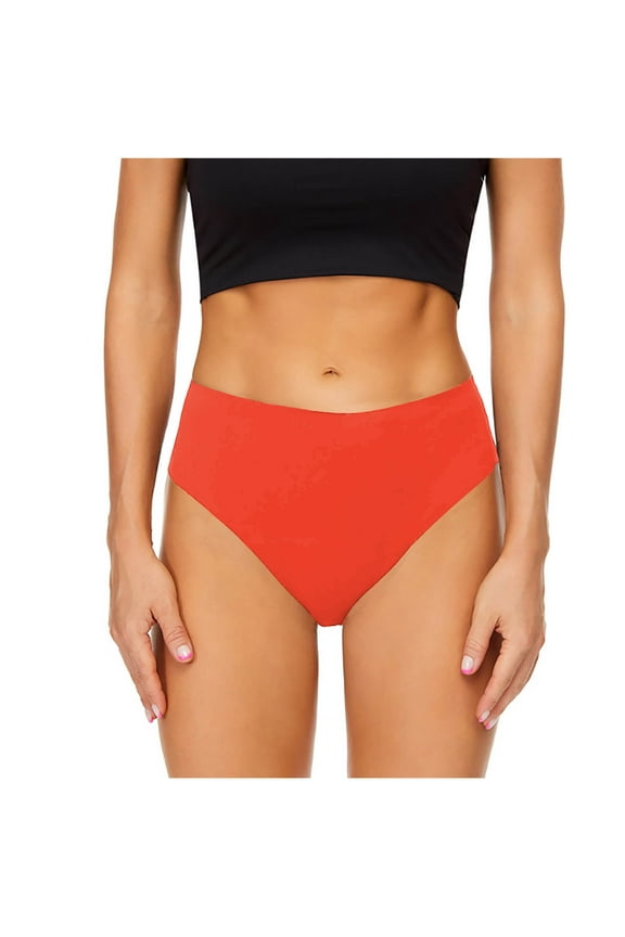 Seamless Underwear for Women Low Rise No Show Cotton Briefs Plus Size Comfy Stretch Bikini Panties