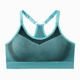 thumbnail image 1 of Annhoo Sports Bras for Women Adjustable Straps Supportive Comfortable Seamless Gathering Fixed Cup Gym Workout Bras, 1 of 6