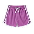 thumbnail image 1 of Annhoo Summer Sports Shorts for Girls High Waisted Drawstring Side Slit Shorts Kids Workout Running Activewear, 1 of 8
