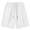 thumbnail image 1 of Annhoo Sweatpants Shorts for Men Lightweight Breathable Drawstring Plain Short Pants with Pockets Athletic Clothes, 1 of 3