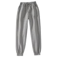 thumbnail image 1 of Annhoo Sweatpants for Women Comfortable Drawstring High Waist Plain Athletic Trouser with pockets Running Clothes, 1 of 7