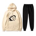 Annhoo Sweatsuits Women 2 Piece Outfit Trendy Football Graphic Printed
