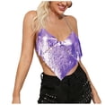 thumbnail image 1 of Annhoo Tank Tops for Women Trendy V Neck Solid Color Crop Sleeveless Shirts Spring Going Out Clothes, 1 of 7