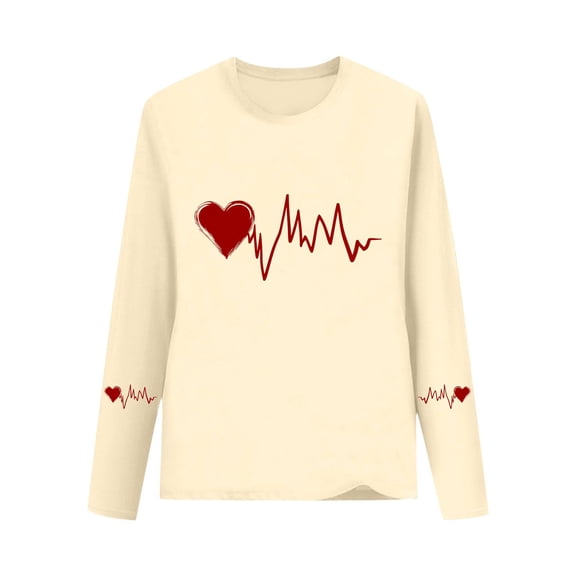 Annhoo Toddler Oversize Tops Loose Fashion Print Graphic Long Sleeve Crewneck Pullover Blouse Valentines Clothes