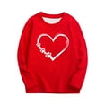 thumbnail image 1 of Annhoo Valentine's Day Tops for Kids Long Sleeve Round Neck Cute Print Graphic Shirts Breathable Clothes, 1 of 5