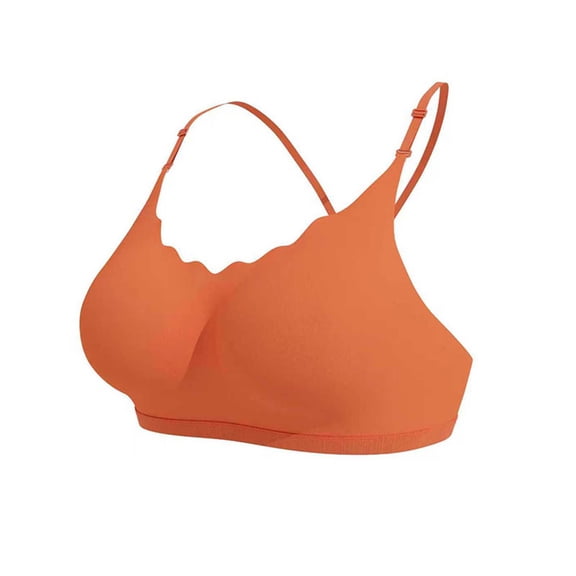 Annhoo Wireless Bras for Women No Underwire High Support Plain Lightweight Stretchable Yoga Brassiere Soft Clothes