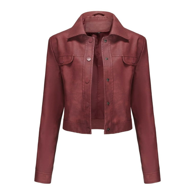 the red thread S leather jacket long ジャケット・アウター