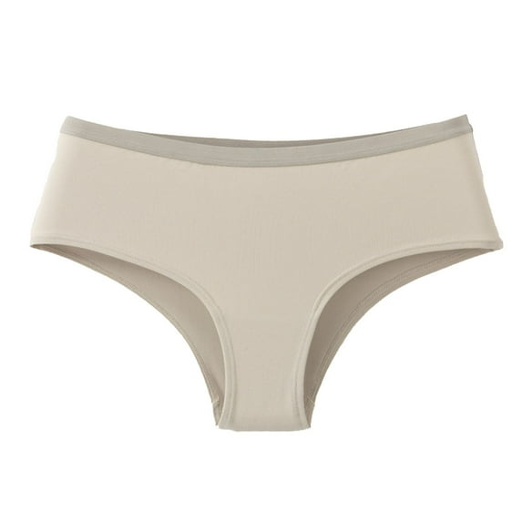 Annhoo Women's Panties Cotton Low-Rise Stretchy Underwear Comfortable Soft Solid Color Everyday Briefs