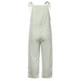 thumbnail image 1 of Annhoo Women's Summer Bib Overalls Striped Tie Straps Sleeveless Jumpsuits Casual Loose Rompers with Pockets, 1 of 5