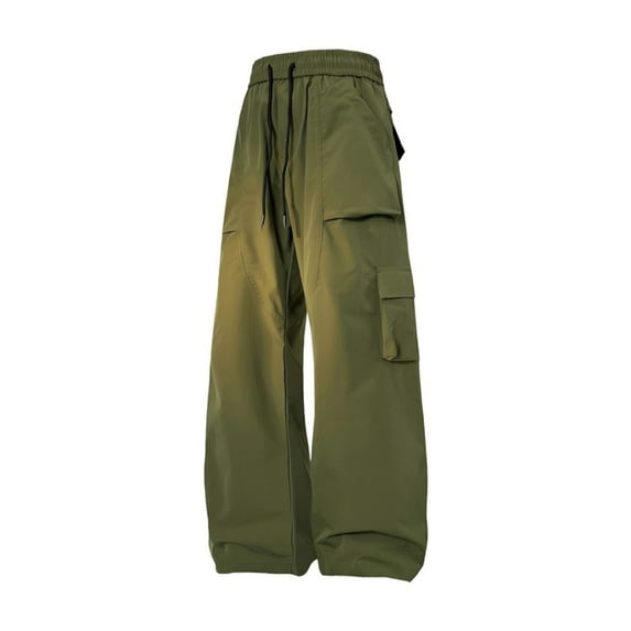 Annhoo Women's Wide Leg Cargo Pants High Waisted Quick Dry Trousers Plus Size Outdoors Hiking Trousers with Multi Pockets
