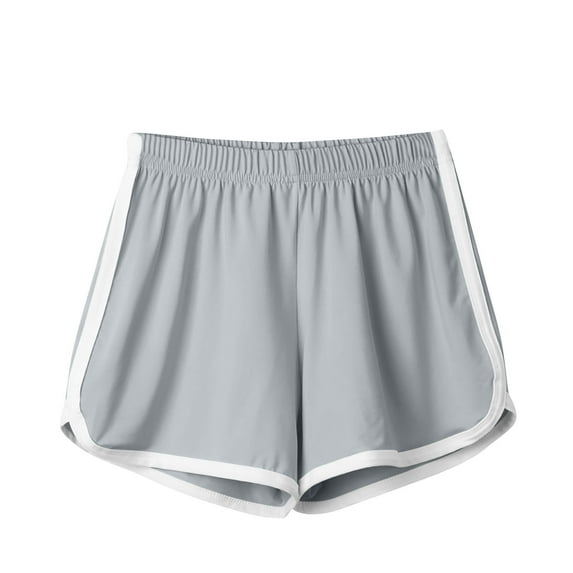 Annhoo Women's Workout Shorts Soild Color Casual Athletic Elastic Comfy Tennis Gym Running Beathable Summer Pants