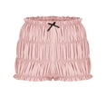 thumbnail image 1 of Annhoo Womens Bloomers Ruffle Elastic Waist Bow Layered Lounge Mini Shorts Sweet Lace Casual Date Bottoms, 1 of 5