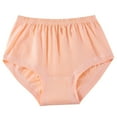 thumbnail image 1 of Annhoo Womens Comfortable Briefs Cotton High Elastic Waist Soft Underwear Breathable Sleeping Daily Panties Underpants, 1 of 3
