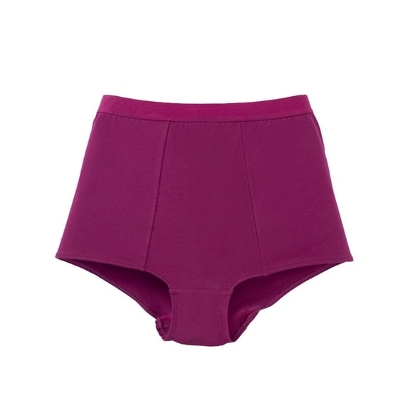 Annhoo Womens Cotton Boyshort Underwear Fashion High Waisted Breathable Briefs Ladies Full Coverage Panties