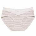thumbnail image 1 of Annhoo Womens Cotton Panties Trendy V Crossover High Waisted Underwear Comfort Soft Full Coverage Briefs, 1 of 3
