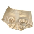 thumbnail image 1 of Annhoo Womens Cotton Underwear Casual Comfy Full Coverage Everyday Panties Solid Color Mid Waist Breathable Briefs, 1 of 7