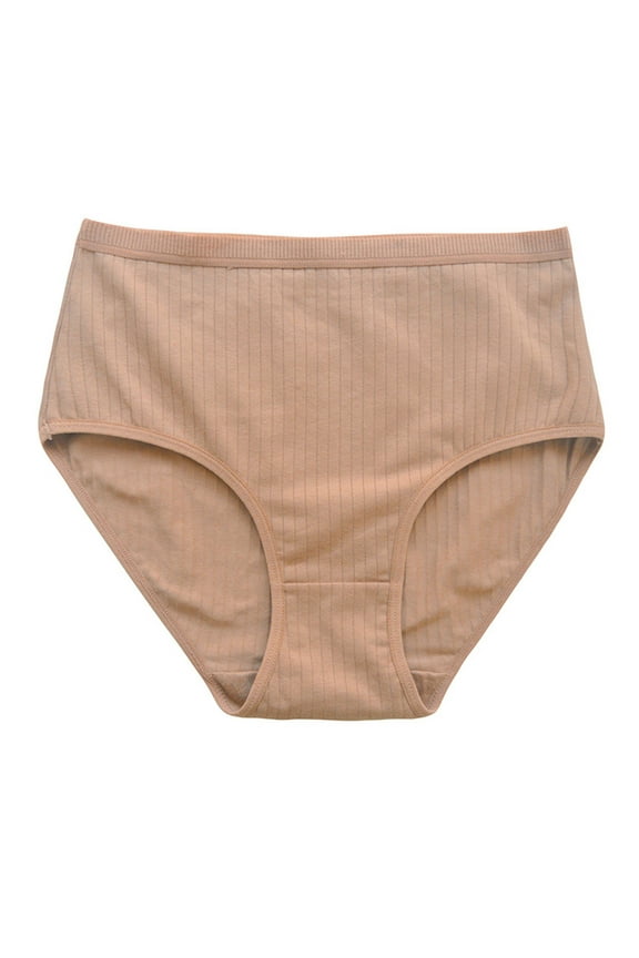Womens Cotton Underwear High Waisted Full Coverage Everyday Panties Soft Stretchy Lounge Briefs