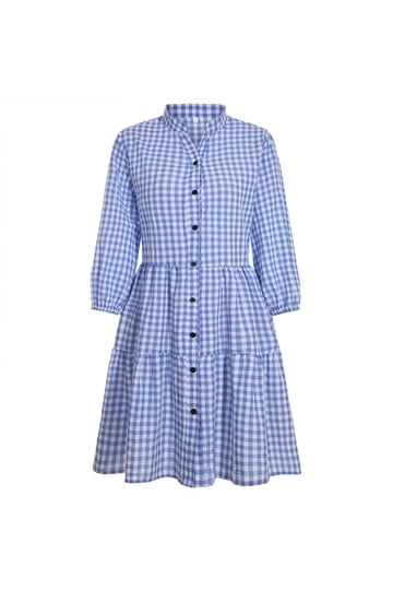 Plaid Shirt Dress Womens
