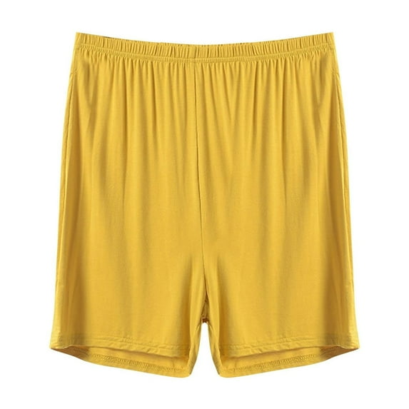Annhoo Womens Plus Size Shorts Cotton Thin Pajama Bottoms Loose Summer Comfy Soft Casual Shorts