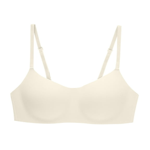 Annhoo Womens Sports Bras Seamless Wireless Adjustable Strap Bras Comfy Breathable Push up Everyday Underwear