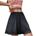 thumbnail image 1 of Annhoo Womens Summer Shorts Ice Silk Lace Slip Shorts Under Dresses Skorts Casual Lounge Cute Comfy Pants Underwear, 1 of 4