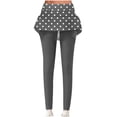 thumbnail image 1 of Annhoo Womens Tennis Skirted Leggings Trendy Polka Dots High Waisted Yoga Pants Plus Size Skorts for Running Workout, 1 of 5